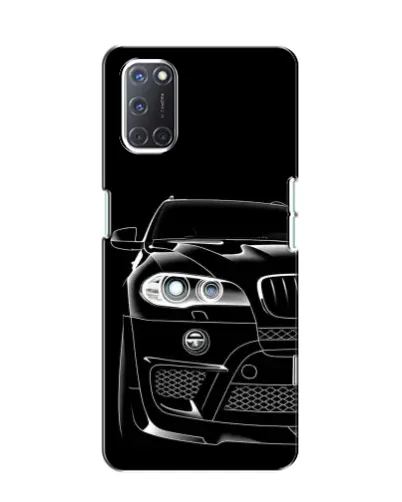 Чохол для OPPO A52 з картинкою «Темний силует BMW»