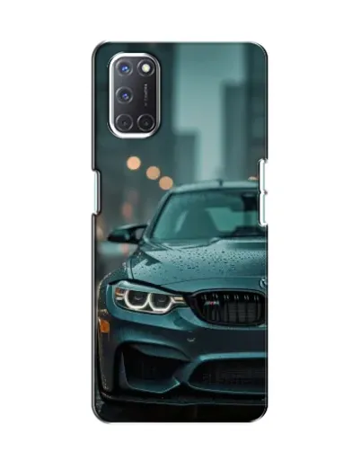 Чохол для OPPO A52 з картинкою «BMW у вогнях міста»