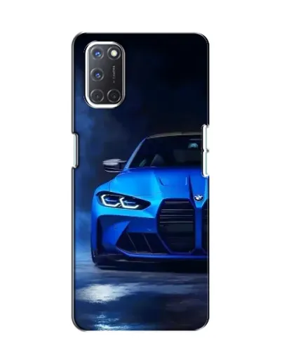 Чохол для OPPO A52 з картинкою «Блакитна BMW M4»