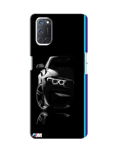 Чохол для OPPO A52 з картинкою «Силует BMW в темряві»