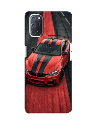 Чохол для OPPO A52 з картинкою «BMW на червоній доріжці»