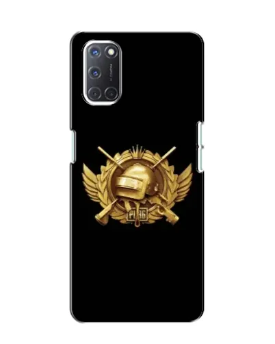 Чохол для OPPO A52 з картинкою «PUBG — помаранчевий градієнт»