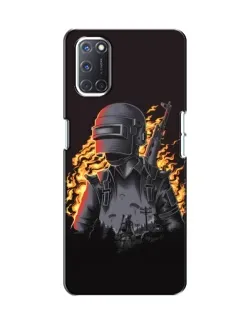 Чохол для OPPO A52 з картинкою «PUBG — вогняний силует» Чохол для OPPO A52 з картинкою «PUBG — вогняний силует»