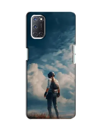 Чохол для OPPO A52 з картинкою «Герой PUBG на скелі»