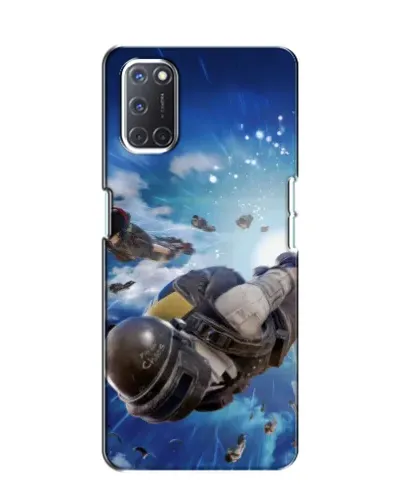 Чохол для OPPO A52 з картинкою «Десант PUBG — стрибок»