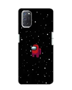 Чохол для OPPO A52 з картинкою «Червоний Among Us»