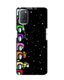 Чохол для OPPO A52 з картинкою «Команда Among Us»