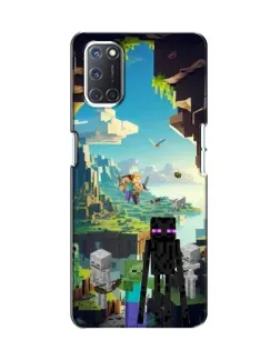 Чохол для OPPO A52 з картинкою «Ендермен у лісі»