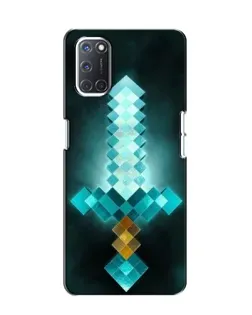 Чохол для OPPO A52 з картинкою «Алмазний меч неон»