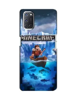 Чохол для OPPO A52 з картинкою «Minecraft льодянийсвіт»