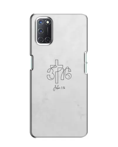Чохол для OPPO A52 з картинкою «Івана 3:16 Хрест»
