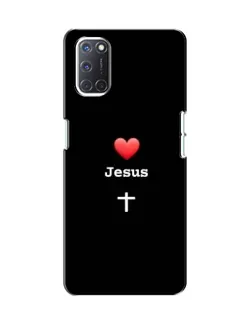 Чохол для OPPO A52 з картинкою «Серце - Jesus» Чохол для OPPO A52 з картинкою «Серце - Jesus»