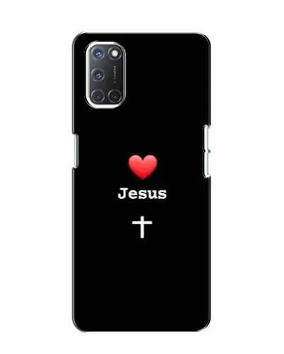 Чохол для OPPO A52 з картинкою «Серце - Jesus»