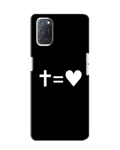 Чохол для OPPO A52 з картинкою «Хрест та Серце»
