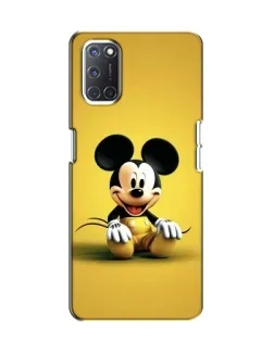 Чехол для OPPO A52 с картинкой «Микки на желтом»