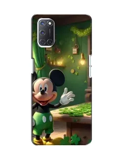 Чехол для OPPO A52 с картинкой «Микки в мастерской»