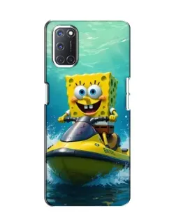 Чохол для OPPO A52 з картинкою «Спанч Боб на гідроциклі»