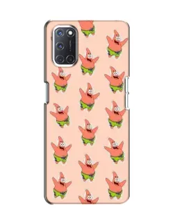 Чехол для OPPO A52 с картинкой «Патрик Стар паттерн»