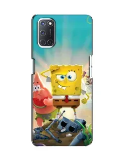 Чехол для OPPO A52 с картинкой «Спанч Боб победитель»