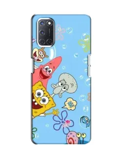 Чехол для OPPO A52 с картинкой «Веселые пузырьки»