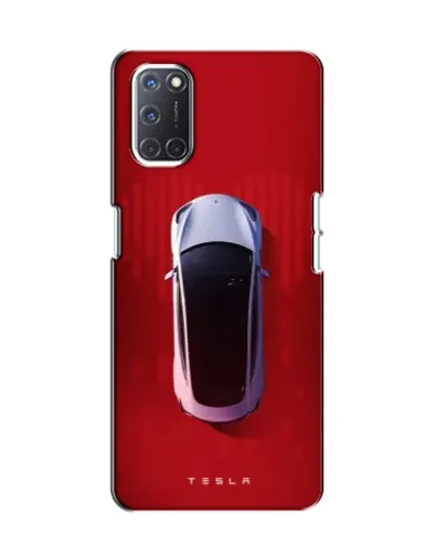 Чохол для OPPO A52 з картинкою «Tesla Top View»