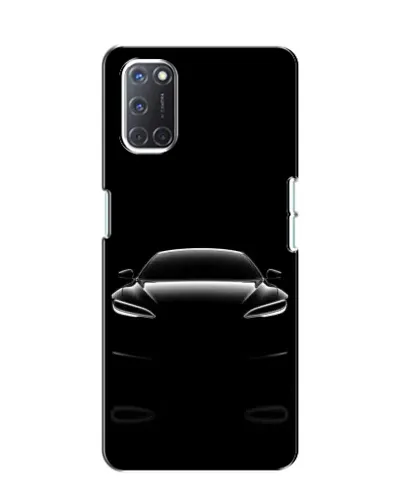 Чохол для OPPO A52 з картинкою «Силует Tesla Night»