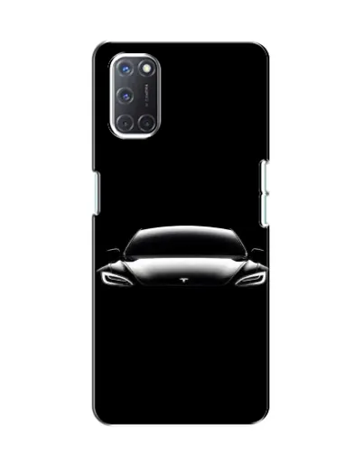 Чохол для OPPO A52 з картинкою «Фари Tesla Night»