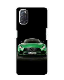 Чохол для OPPO A52 з картинкою «Mercedes — неоновий лого»