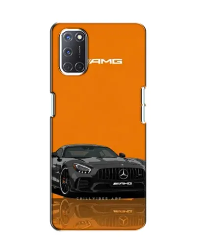 Чохол для OPPO A52 з картинкою «Помаранчевий Mercedes AMG»