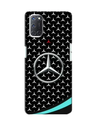 Чохол для OPPO A52 з картинкою «Mercedes — бірюзовий акцент»