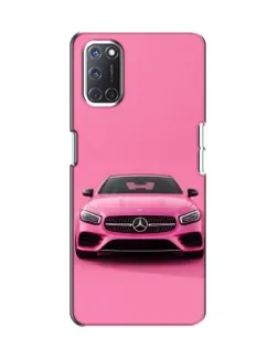 Чехол для OPPO A52 с картинкой «Розовый Mercedes AMG»