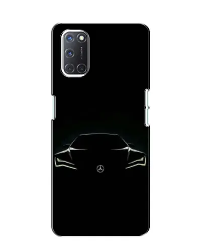 Чехол для OPPO A52 с картинкой «Mercedes — силуэт авто» Чехол для OPPO A52 с картинкой «Mercedes — силуэт авто»