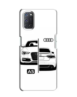 Чохол для OPPO A52 з картинкою «Audi — контрастний дизайн»