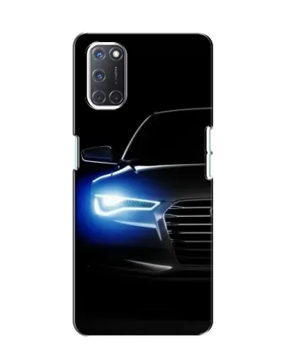 Чохол для OPPO A52 з картинкою «Неоновий погляд Audi»
