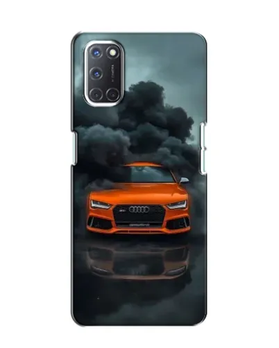 Чохол для OPPO A52 з картинкою «Audi у хмарах диму»