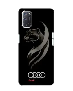 Чохол для OPPO A52 з картинкою «Графіка — пантера та Audi»