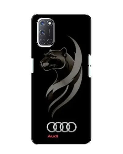 Чохол для OPPO A52 з картинкою «Графіка — пантера та Audi»