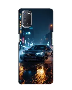Чохол для OPPO A52 з картинкою «Нічне місто та Audi»
