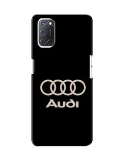 Чохол для OPPO A52 з картинкою «Audi — золотий логотип»
