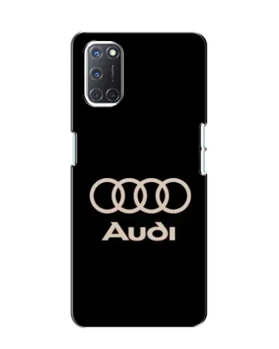 Чохол для OPPO A52 з картинкою «Audi — золотий логотип»