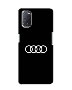 Чохол для OPPO A52 з картинкою «Audi White Logo»