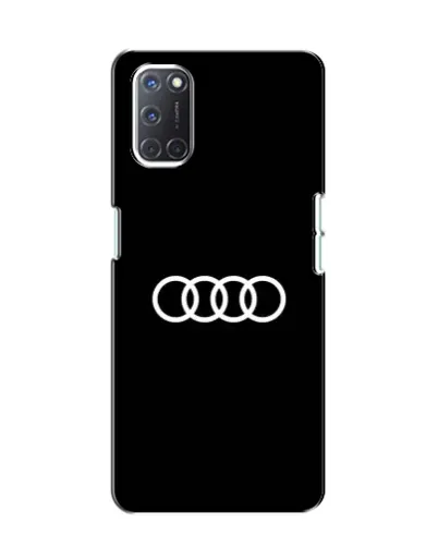 Чохол для OPPO A52 з картинкою «Audi White Logo»