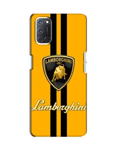 Чохол для OPPO A52 з картинкою «Lamborghini Stripe жовтий»