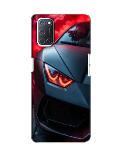 Чохол для OPPO A52 з картинкою «Lamborghini червоне сяйво»