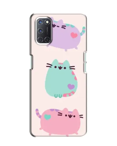 Чохол для OPPO A52 з картинкою «Pusheen тріо» Чохол для OPPO A52 з картинкою «Pusheen тріо»