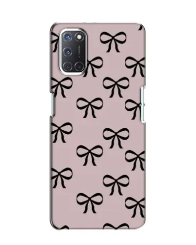 Чехол для OPPO A52 с картинкой «Черные бантики» Чехол для OPPO A52 с картинкой «Черные бантики»