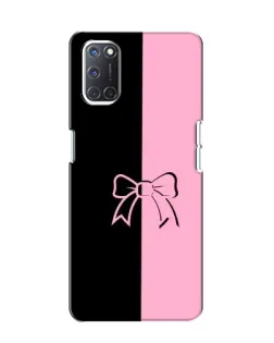 Чехол для OPPO A52 с картинкой «Половинки банта»