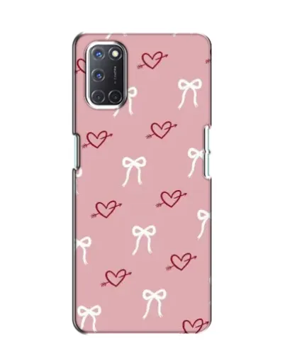 Чехол для OPPO A52 с картинкой «Сердца и банты» Чехол для OPPO A52 с картинкой «Сердца и банты»