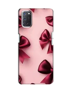 Чехол для OPPO A52 с картинкой «Бордовый атлас»