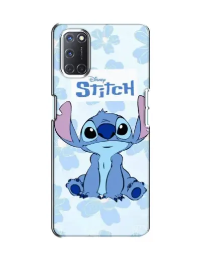 Чохол для OPPO A52 з картинкою «Stitch серед квітів»